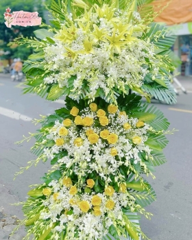 LÃNG HOA CHIA BUỒN 3 TẦNG